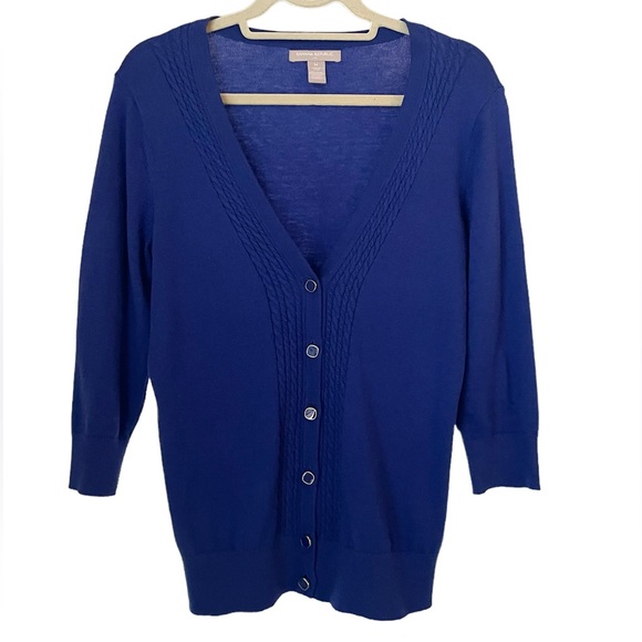 Banana Republic Sweaters - Banana Republic Royal Blue V Neck
Cardigan